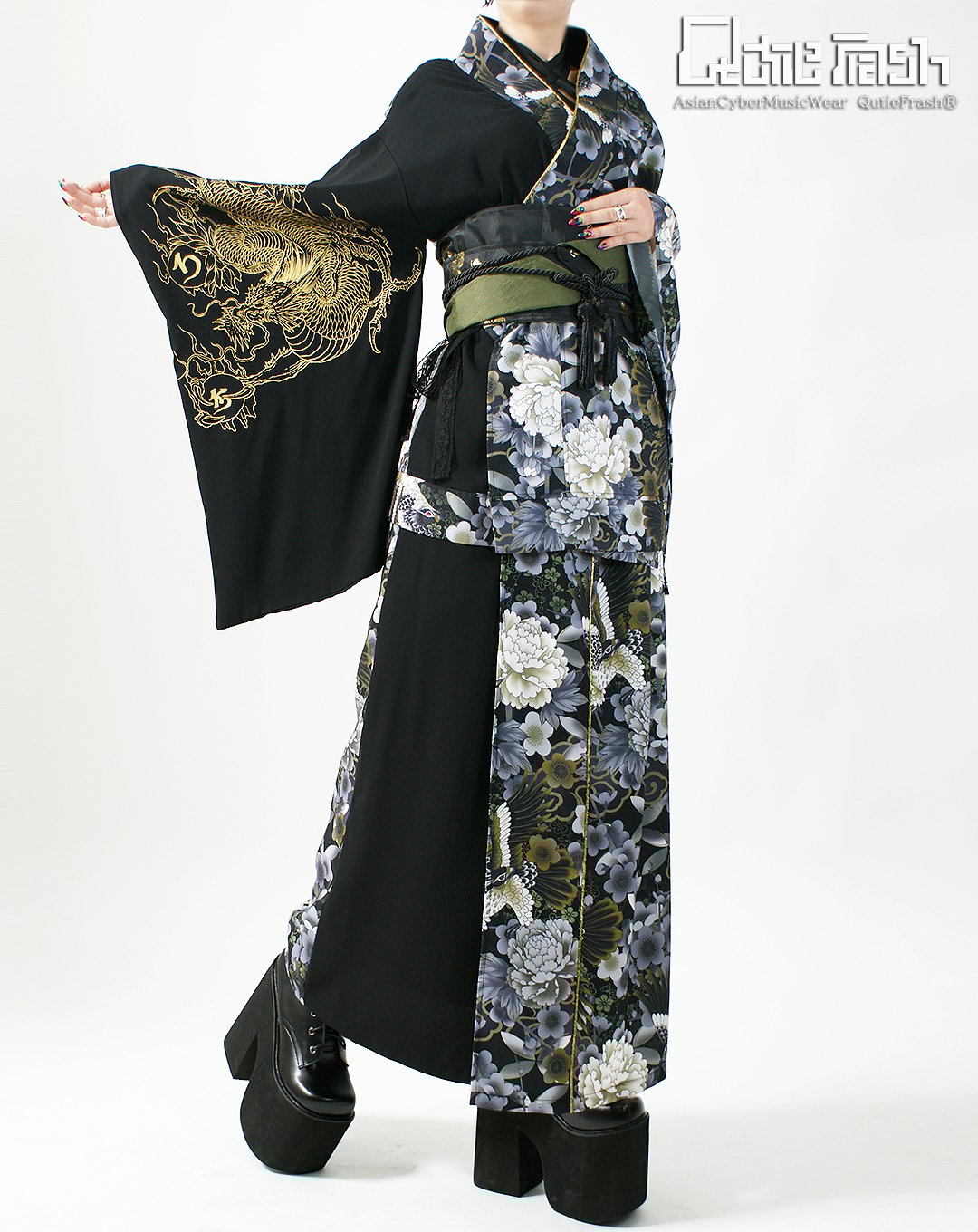 人気色!! QutieFrash 2024 浴衣セット パープル