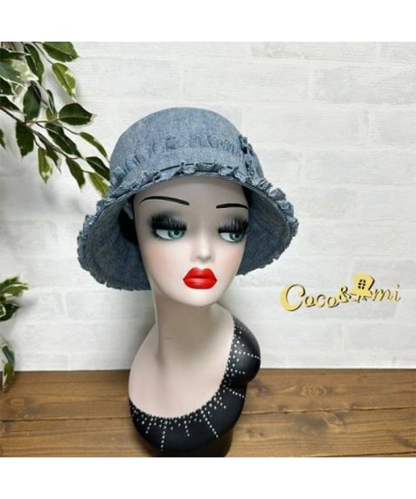Coco&Ami/ここあみ　リネンバ〜ミ〜(ウォッシュブルー）