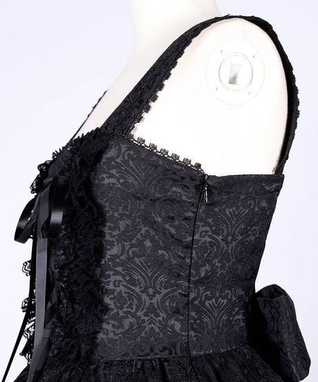 h.NAOTO/エイチ・ナオト　Medium long Rose Bird Cage Dress