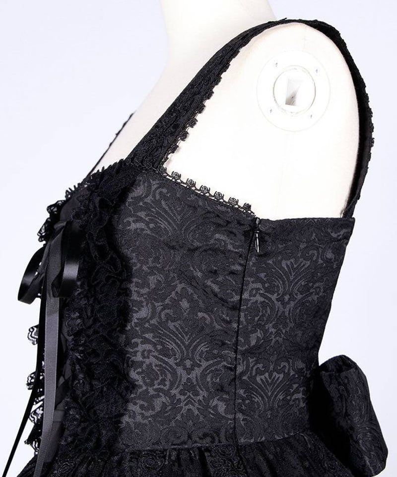 h.NAOTO/エイチ・ナオト Medium long Rose Bird Cage Dres