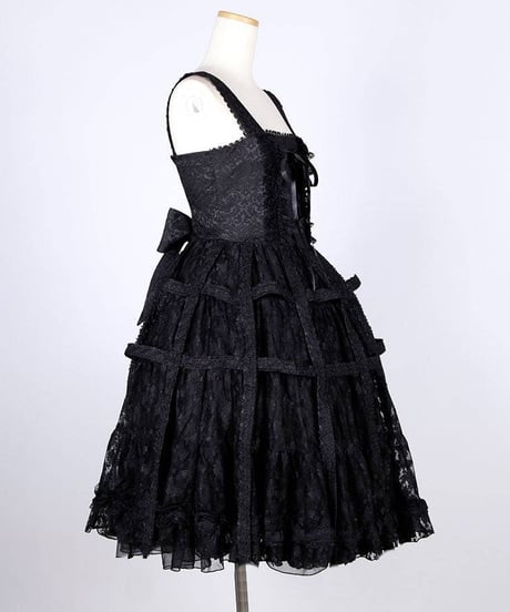 h.NAOTO/エイチ・ナオト　Medium long Rose Bird Cage Dress
