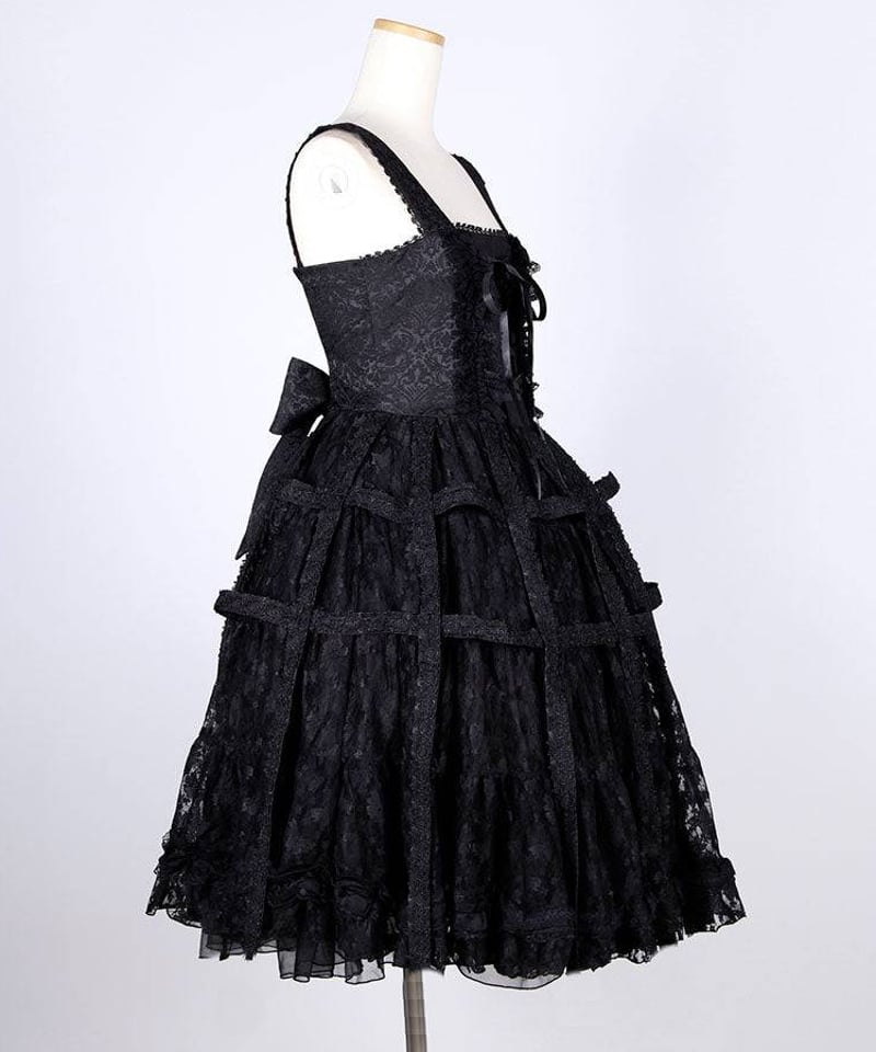 h.NAOTO/エイチ・ナオト Medium long Rose Bird Cage Dres