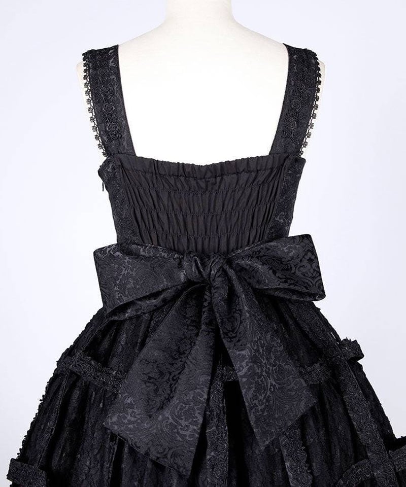 h.NAOTO/エイチ・ナオト Medium long Rose Bird Cage Dres