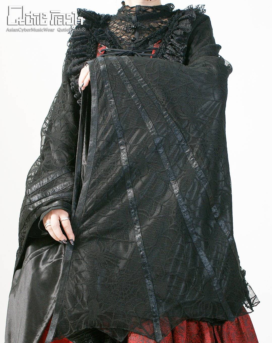 QutieFrash/キューティーフラッシュ 9925-CD 蜘蛛メッシュカーデ | Arco