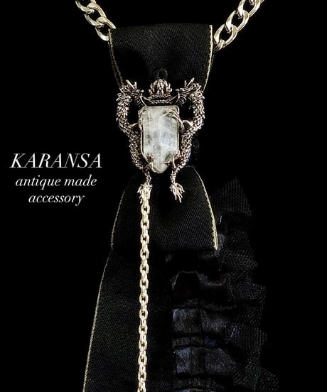 KARANSA/カランサ　KN-556《竜騎士・ショートタイ・水晶B》天然水晶