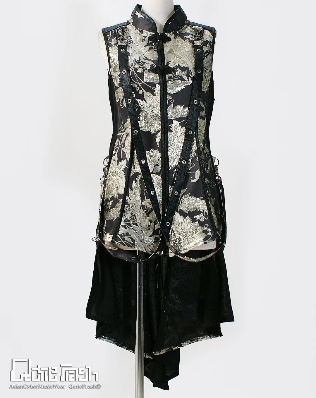 QutieFrash/キューティーフラッシュ9918-BT 後ろロングチャイナベスト