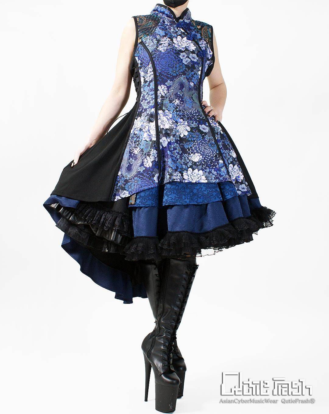 キューティーフラッシュ　着物袖チャイナワンピース QutieFrash/キューティーフラッシュ 9876-OP 着物チャイナ