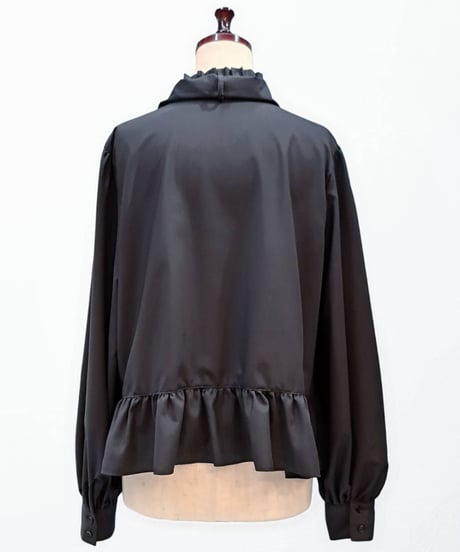 Perla nell' ostrica　【Lsize】Thetis Blouse（Black）