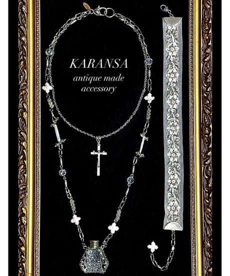 KARANSA/カランサ　KN-560 《パルファン・淡水パール＆水晶》 天然石ネックレス3way