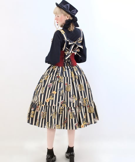 Perla nell' ostrica　125045-1  Alice in Wonder Glyph skirt（Black）