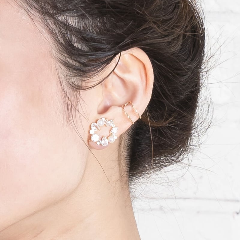 Glintyイヤークリップ（イエローゴールド） | MIMIKAZARI Online