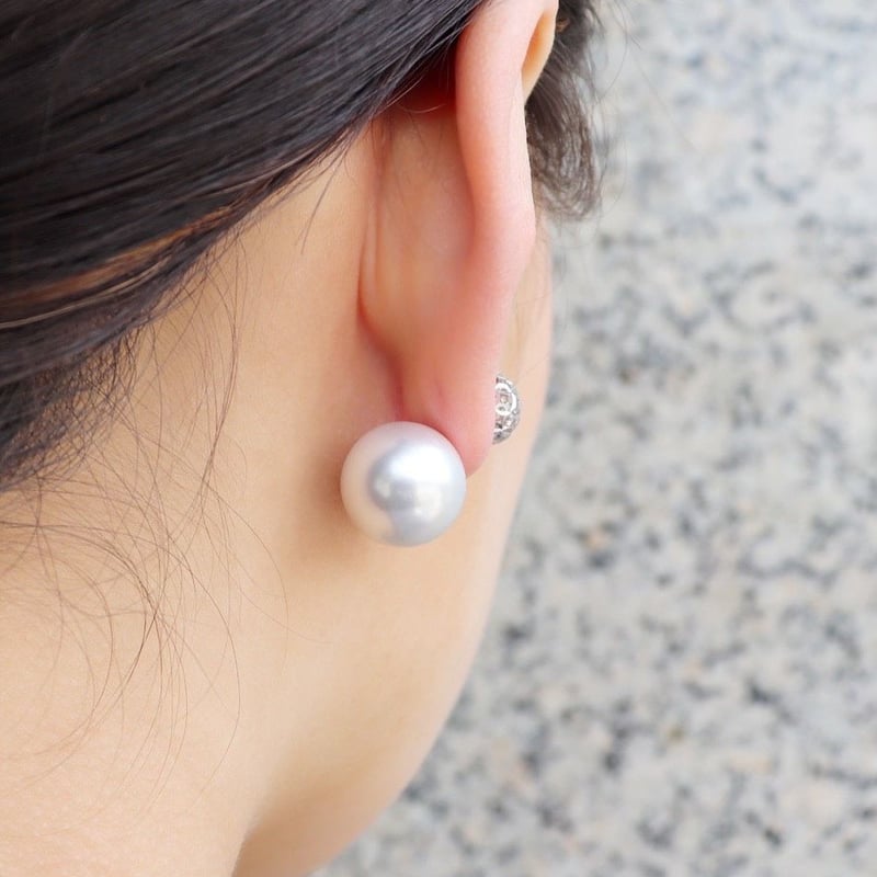 Dot /ポルカ ピアス（ホワイトゴールド） | MIMIKAZARI Online-Shop