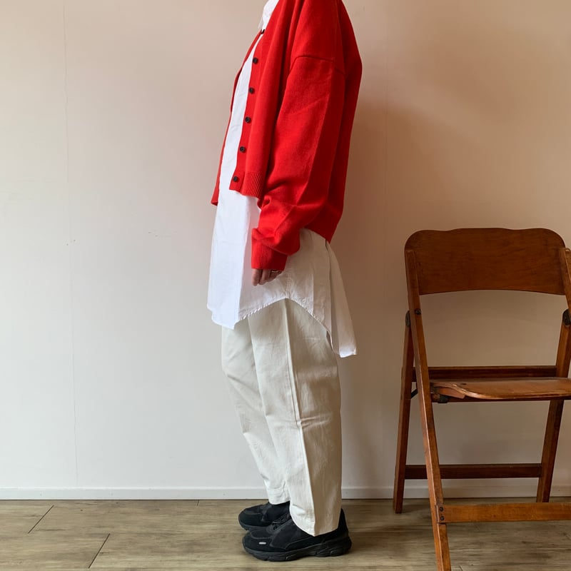 今期アトリエナルセ　ウールニットカットソー ウールニットカットソー | atelier naruse - c a b i n e t