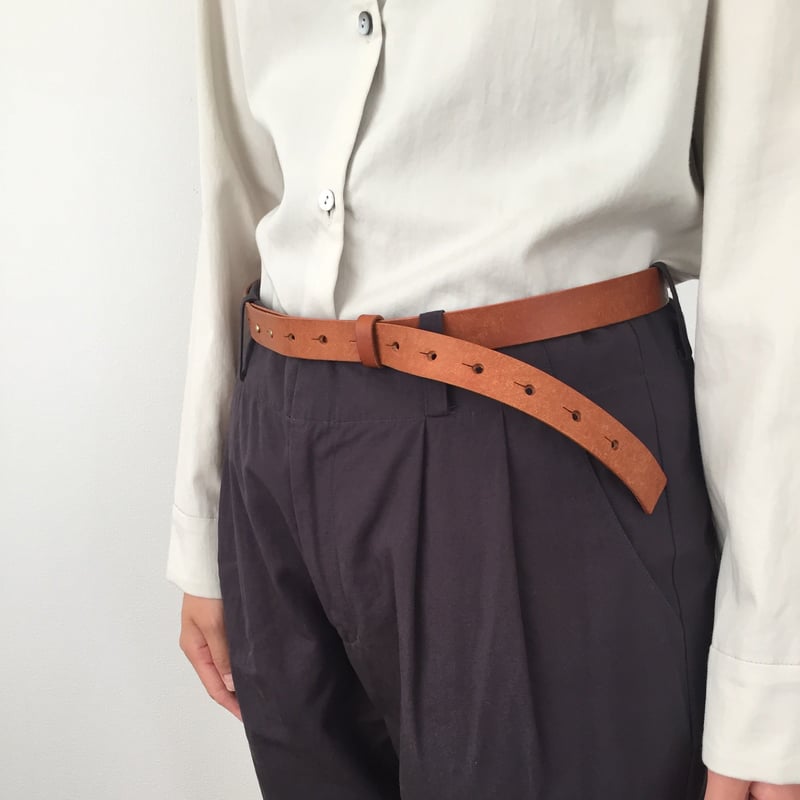 evam eva レザーベルト ブラック　30mm evam eva レザーベルト ブラック 30mm evam eva _ leather belt