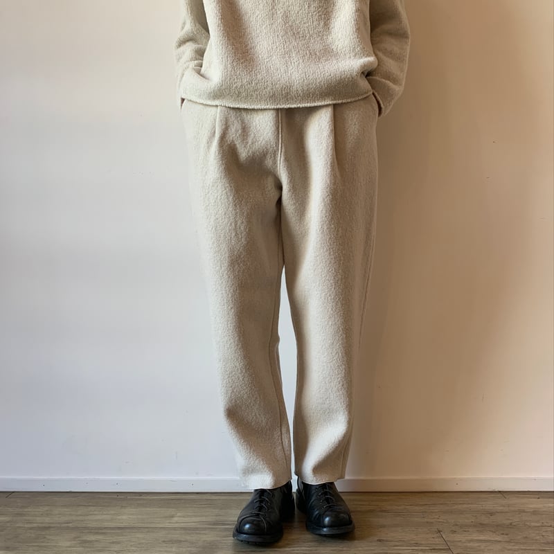 evam eva》press wool pants | toalu online shop