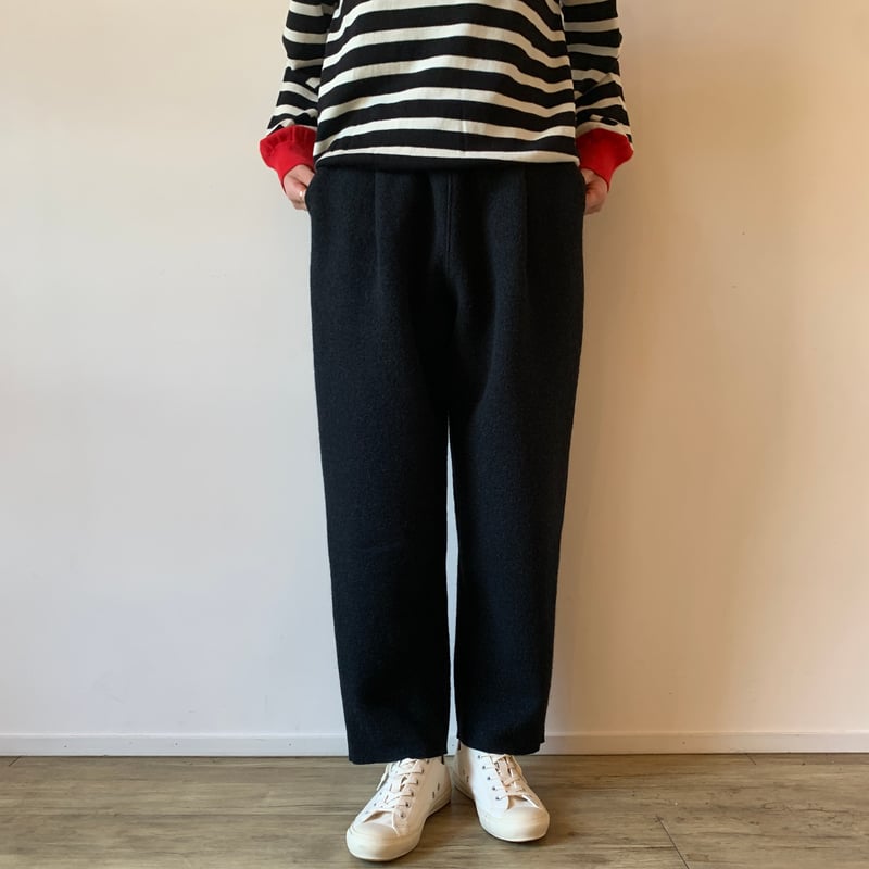 atelier naruse》コットンウールボーダーニット | toalu online shop