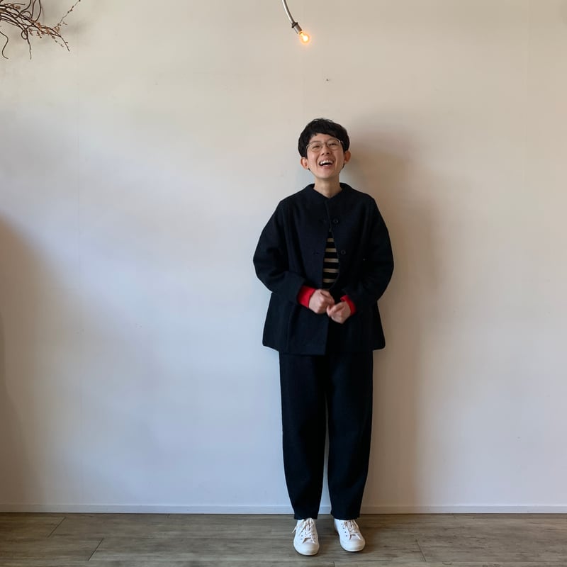 atelier naruse》コットンウールボーダーニット | toalu online shop