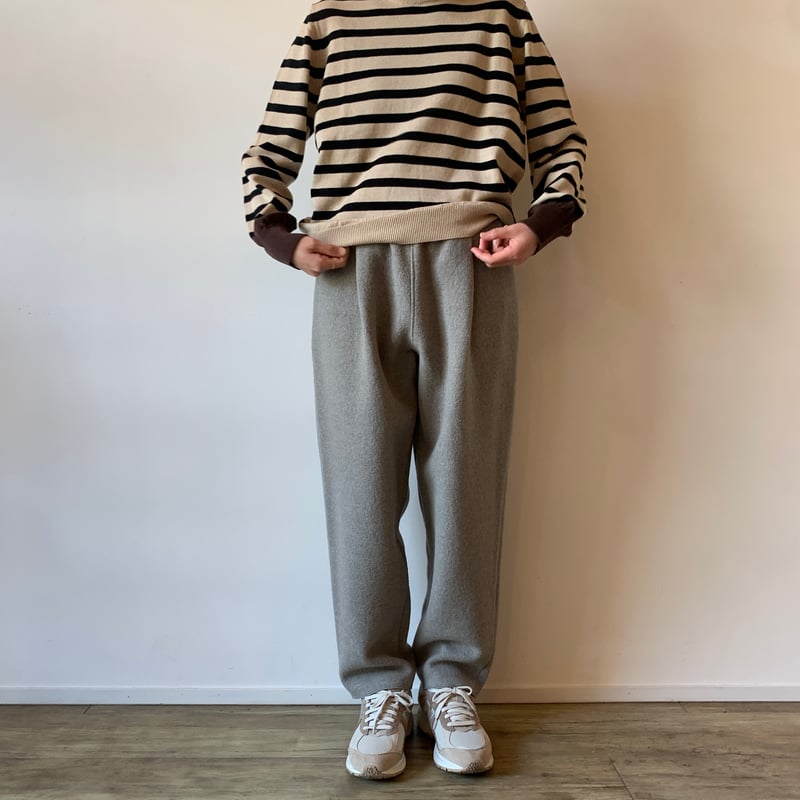 evam eva》press wool pants | toalu online shop