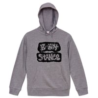 B-Boy Stanceオリジナルパーカー   ミックスグレー