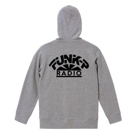 Funk P RadioオリジナルZIPパーカー   ミックスグレー