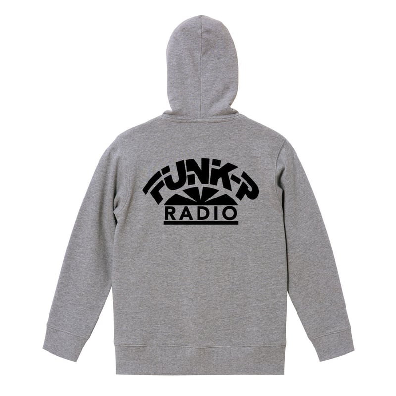 Funk P RadioオリジナルZIPパーカー ミックスグレー | SAMPLING G