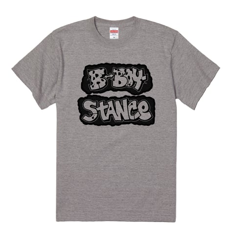 B-Boy Stance T-shirt  ミックスグレー
