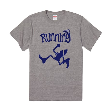 Runningman T-shirt  ミックスグレー
