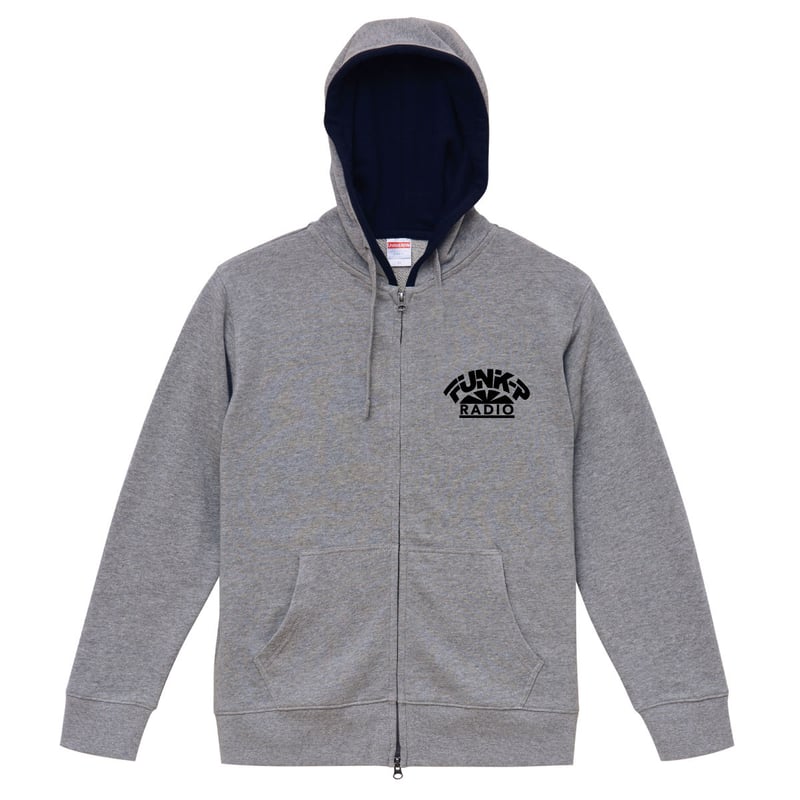 Funk P RadioオリジナルZIPパーカー ミックスグレー | SAMPLING G