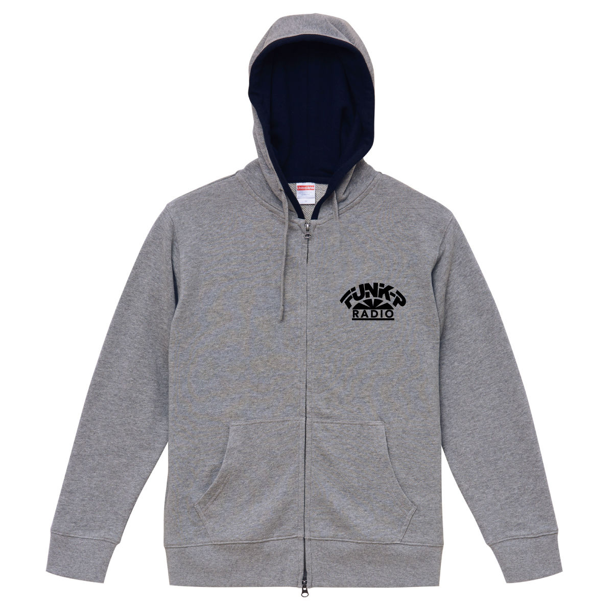 Funk P RadioオリジナルZIPパーカー ミックスグレー | SAMPLING G