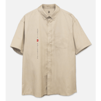 POETIC COLLECTIVE  POETIC COLLECTIVE SHORT SLEEVED SHIRT - KHAKI