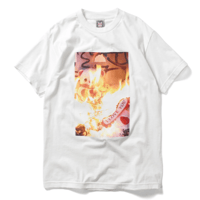 SAINTS&SINNERS  TEDDY BEAR TEE-WHITE