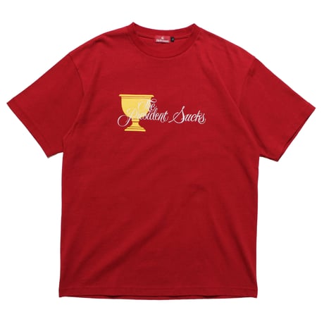 HELLRAZOR THE PRESIDENT SUCKS SHIRT - BLOOD RED