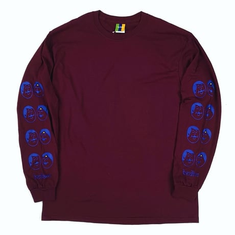 BEDLAM EGGS L/S TEE - MAROON