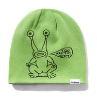 BUTTERGOODS X DANIELJOHNSTON FROG REVERSIBLE BEANIE