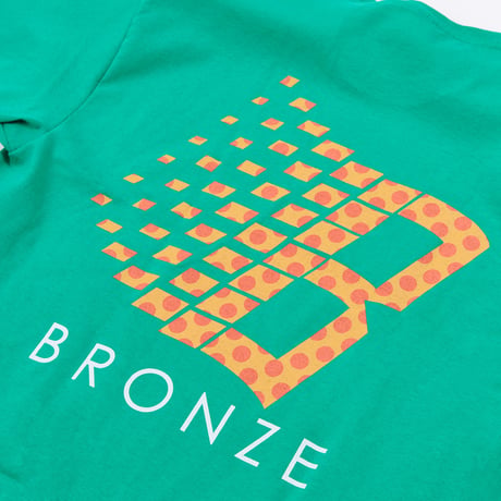 BRONZE 56K POLKA DOT LOGO TEE - KELLY GREEN