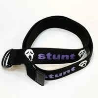 STUNT GHOSTFACE BELT  - BLACK / PURPLE