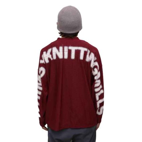 WHIMSY  MESH HOCKEY TOP - BURGUNDY
