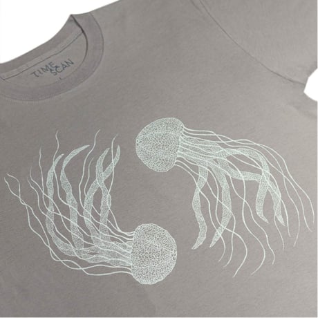 TIMESCAN KURAGE TEE  - SILVERGREY