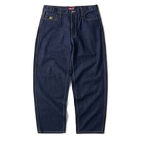 HELLRAZOR BAGGIE DENIM PANTS  - ONEWASH INDIGO