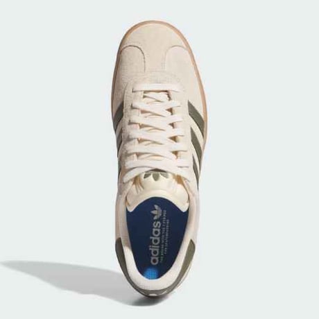 ADIDAS SKATEBOARDING GAZELLE - ECRU TINT/OLIVE