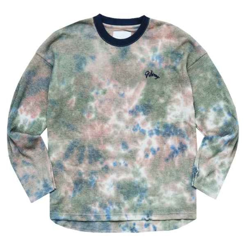 トップス whimsy TIE DYE THERMAL NAVY M Whimsy｜Tie Die Thermal｜Dark Navy – Origin Store