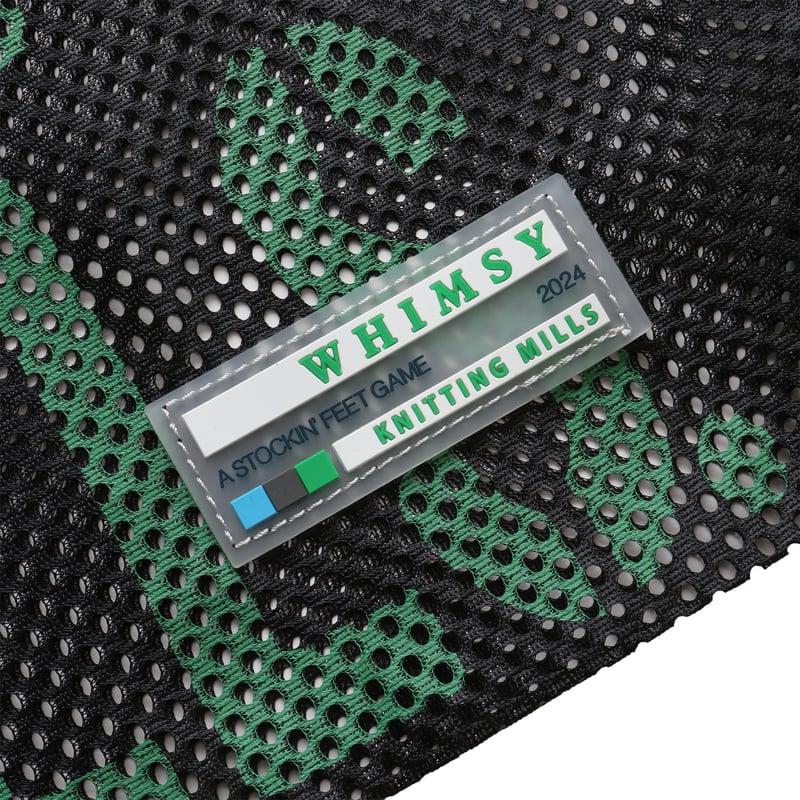 WHIMSY MESH KNAPSACK - BLACK | BOTTOM LINE
