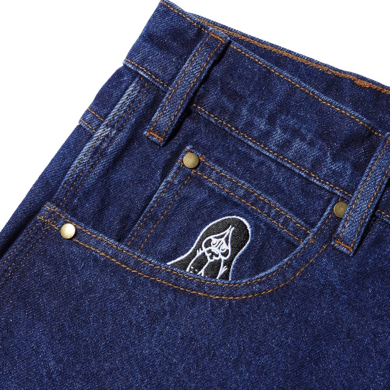 パンツ Buttergoods HOUND DENIM BUTTERGOODS HOUND DENIM JEANS - DARK INDIGO | B
