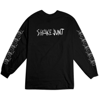 SHAKE JUNT  KADER SKULLS L/S TEE BLACK