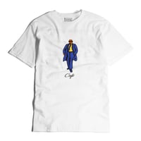 SKATEBOARDCAFE SUITED TEE - WHITE