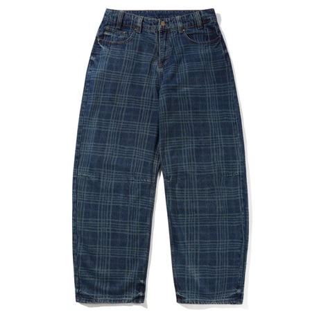 BUTTERGOODS BURN WDECUT DENIM - PLAID