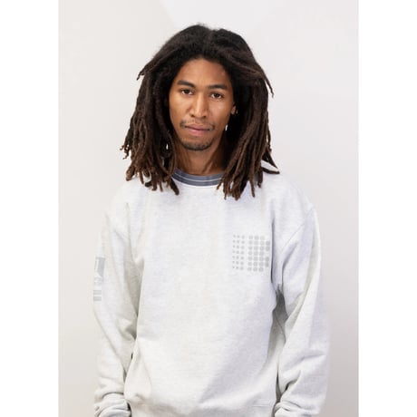 INTERBREED IB RECORDS HEAVY WEIGHT CREWNECK - ASH