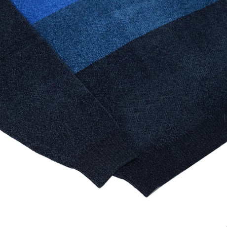 YARDSALE TRI CHENILLE KNIT - NAVY/MIDNIGHT