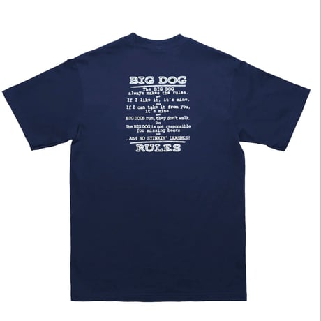 BLEACH USA BIG DAWGS TEE - NAVY