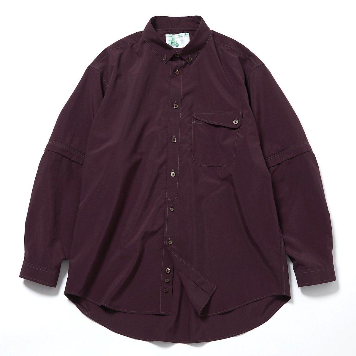 RAJABROOKE - 2WAY SHIRT - AZUKI | BOTTOM LINE RAJABROOKE - 2WAY SHIRT - AZUKI | BOTTOM LINE